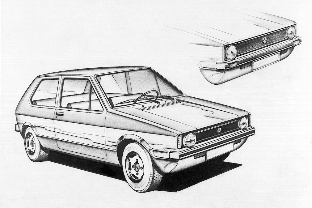 Entwurf von Giorgetto Giugiaro VW Golf