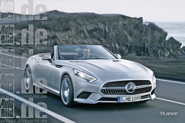 Mercedes SL R 232 Illustration