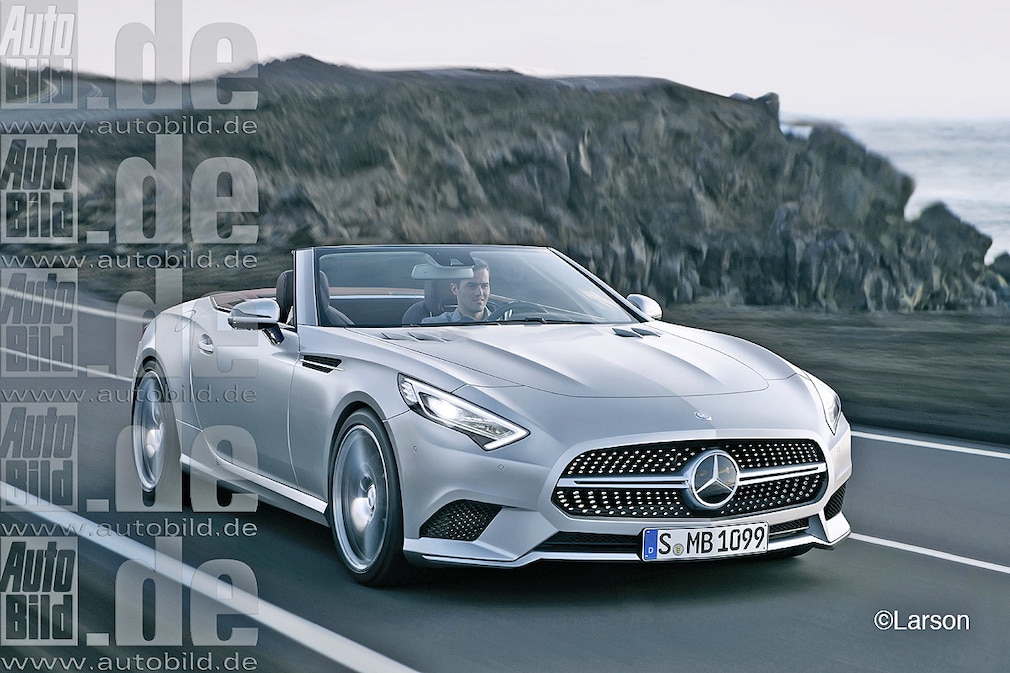 Mercedes SL R 232 Illustration