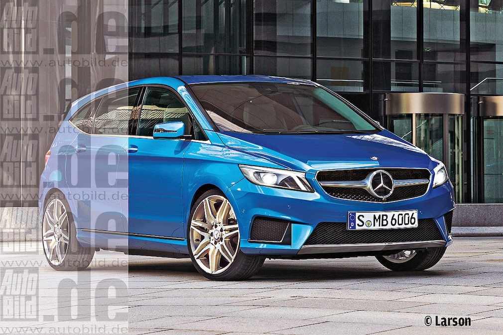 Mercedes B-Klasse Illustration