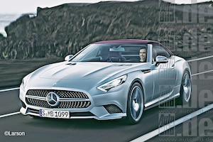 Mercedes SL R 232 Illustration