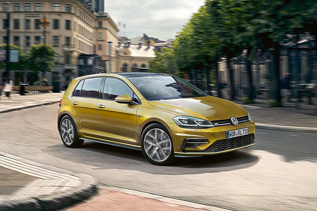 VW Golf 7, GTI, Facelift, Variant: Der mit dem Goldenen Lenkrad