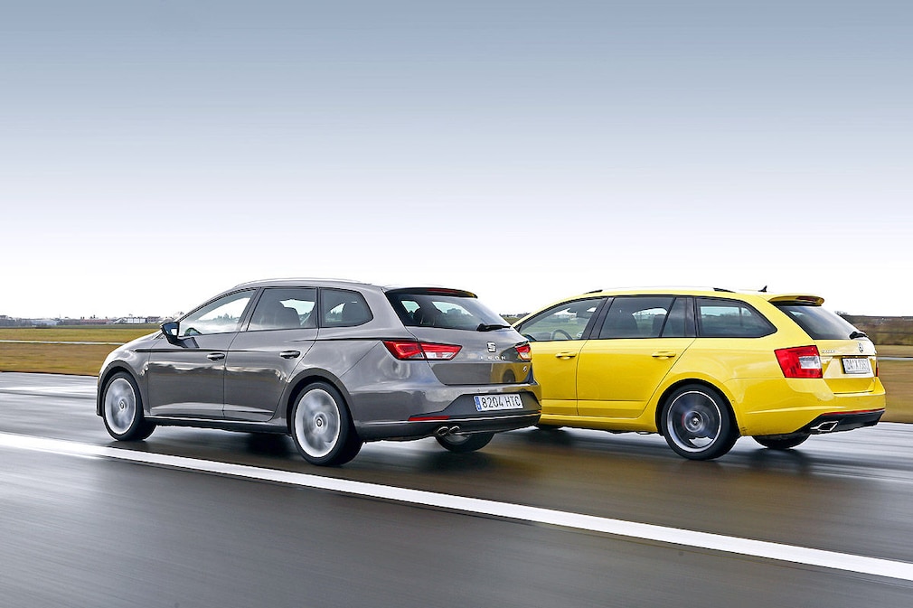 Seat Leon ST FR 2.0 TDI Skoda Octavia Combi RS 2.0 TDI