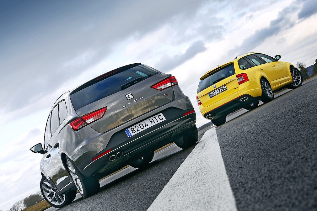 Vergleich Seat Leon St Und Skoda Octavia Seat Leon/Skoda Octavia: Vergleich - AUTO BILD