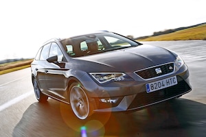 Seat Leon grau Frontansicht