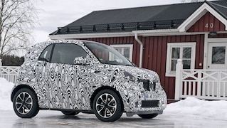 Der Smart probt den Schneewalzer
