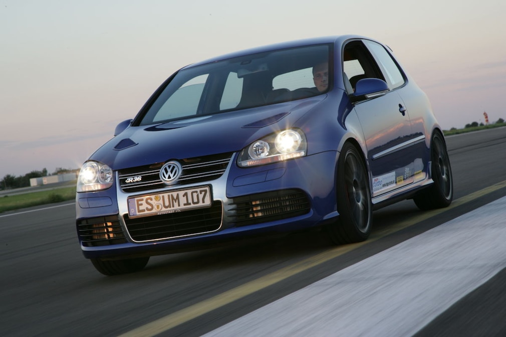 HGP Golf V R36 Biturbo blau Frontansicht