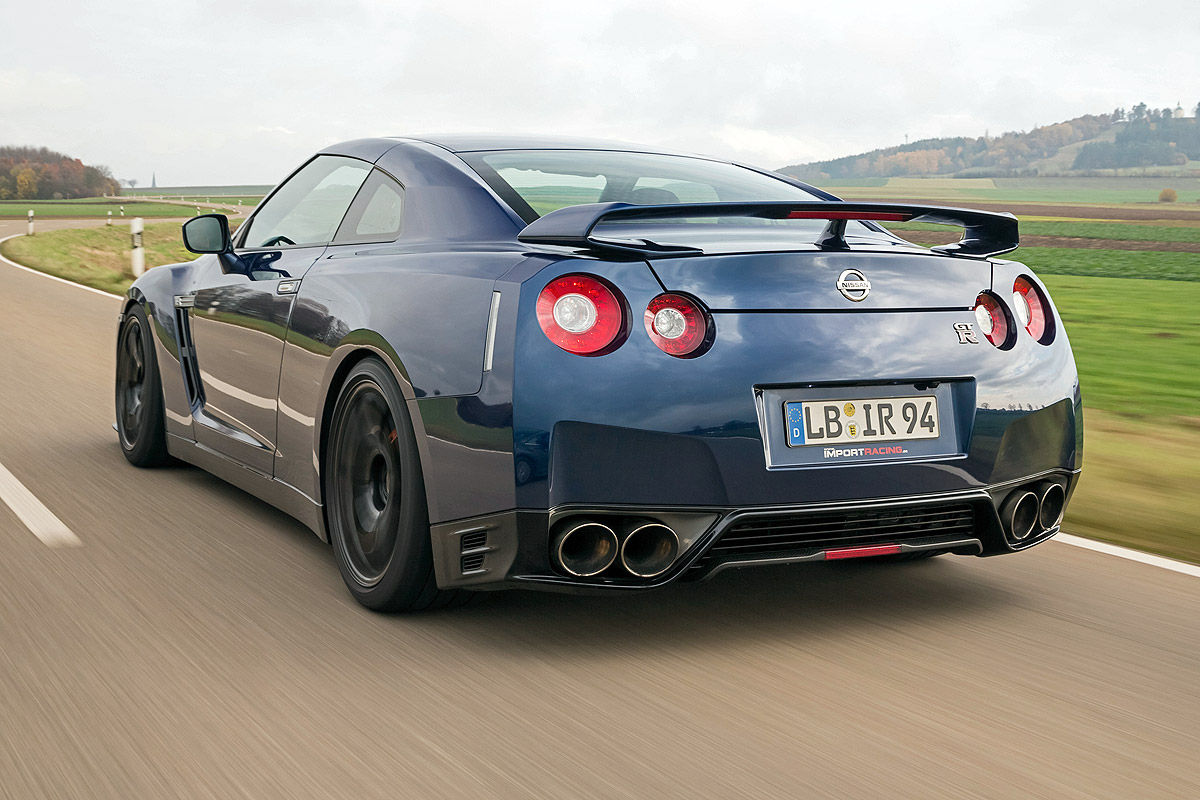 Importracing GT-R blau Heckansicht