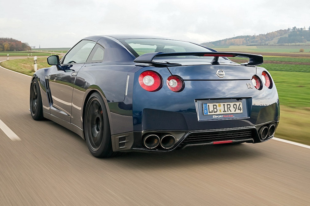 Importracing GT-R blau Heckansicht