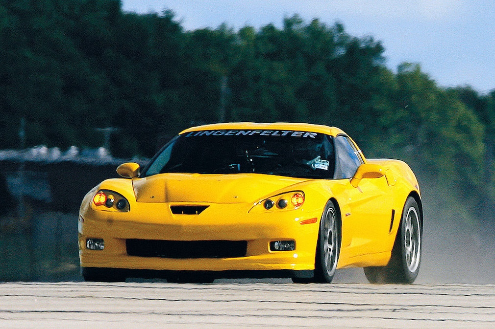 Lingenfelter Corv. Z06 TT gelb Frontansicht