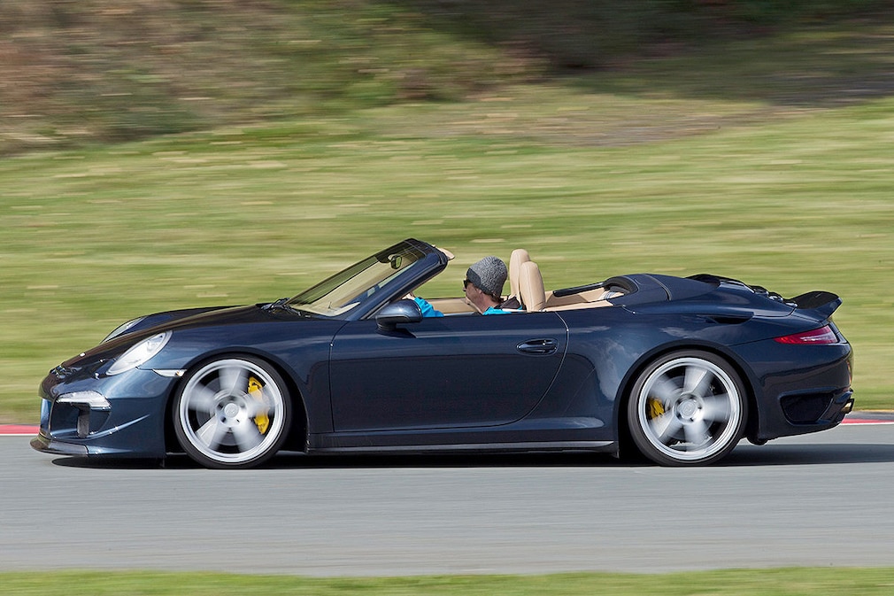 Ruf RT 35 Roadster (991) schwarz Seitenansicht