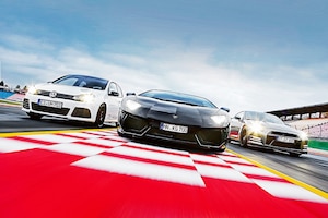 VW HGP Golf 3.6 BiTurbo Lamborghini Aventador LP 700 Nissan Brömmler GT-R