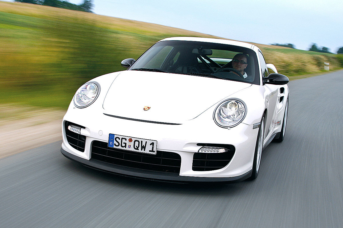 Wimmer 911 GT2 (997) weiß Frontansicht