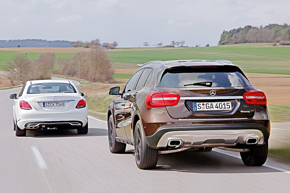 Mercedes C 180 Mercedes GLA 220