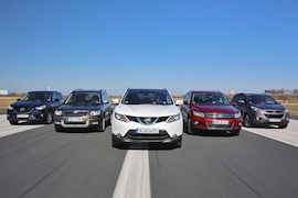 Fünf kompakte SUVs im Vergleich