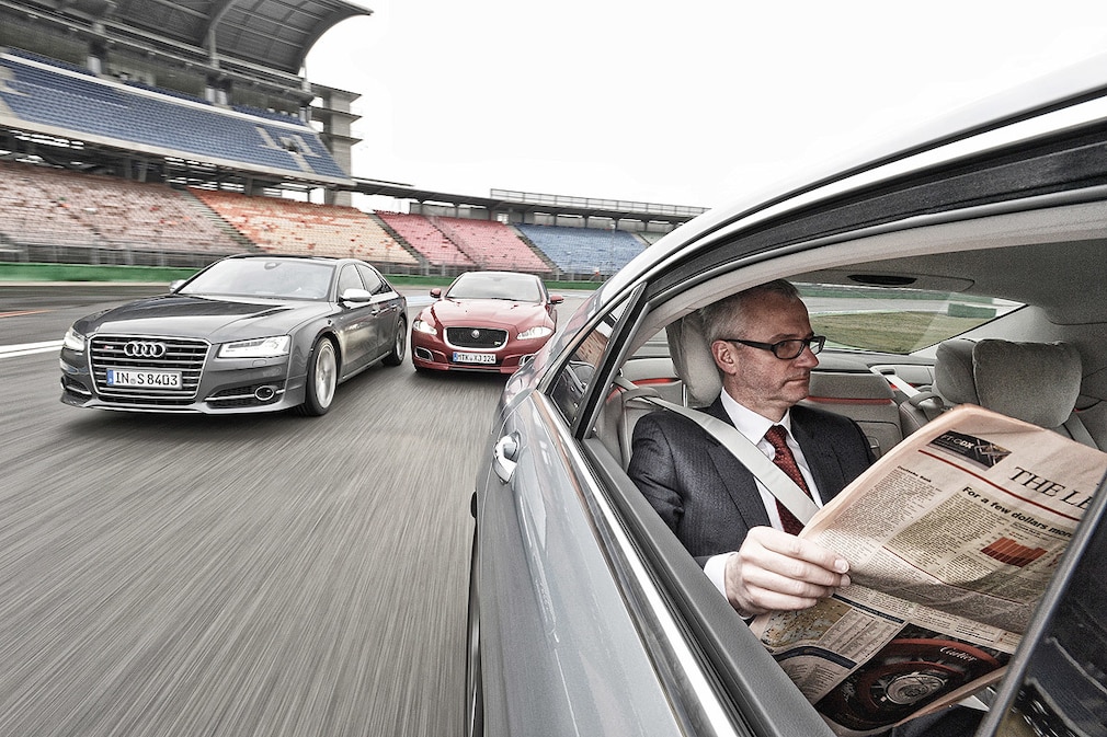 Audi S8 Jaguar XJR Mercedes S 63 AMG