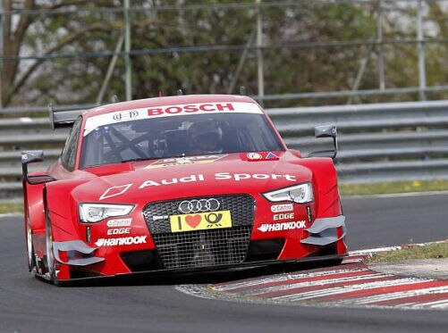 Audi-Fahrer Miguel Molina sorgte am Montag für die erste Bestzeit beim Test in Ungarn