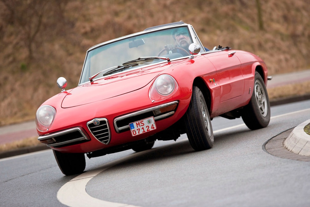 Alfa Romeo 1750 Spider Kurve
