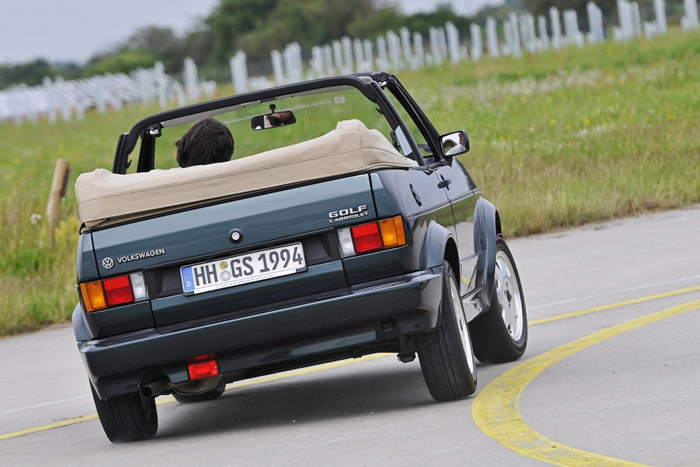 VW Golf 1.8 Cabriolet grün