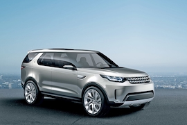 Land Rover Discovery Vision Concept mit Transparent Bonnet System