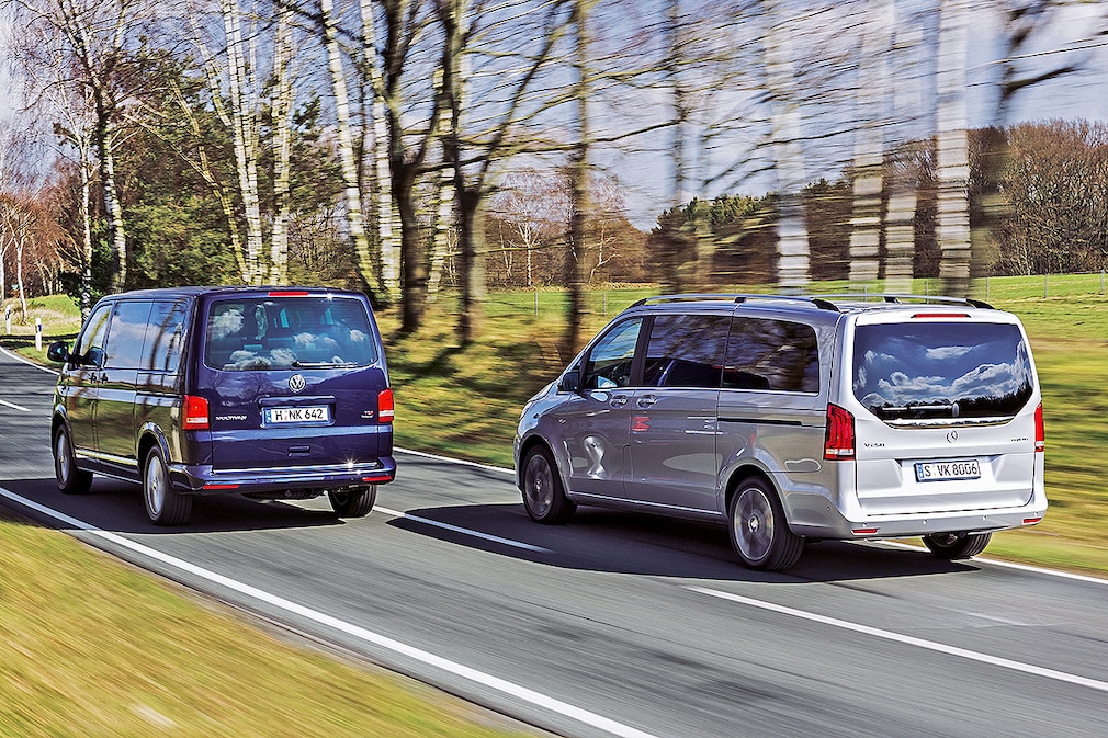 VW Multivan 2.0 TDI BlueMotion Highline Mercedes V-Klasse 250 Bluetec Avantgarde