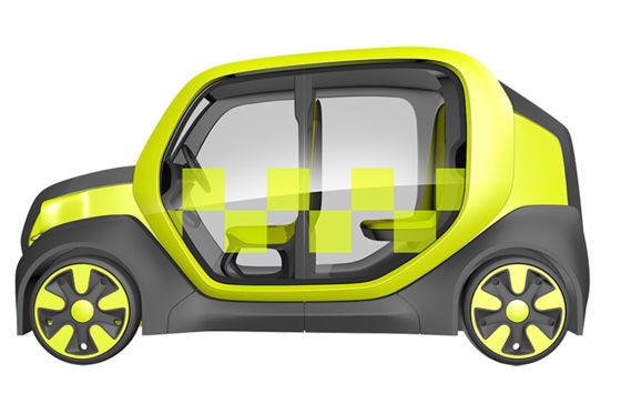 Zeichnung City eTaxi