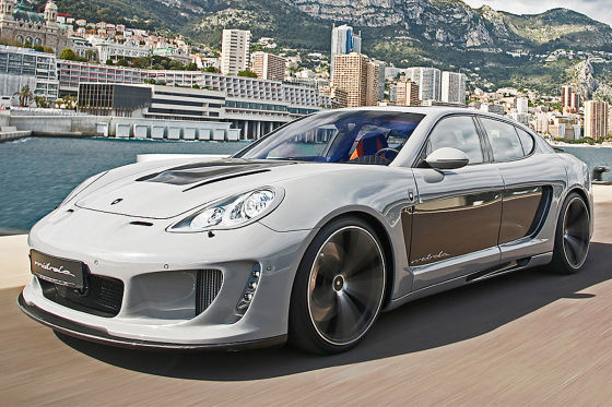 Gemballa MIstrale silber Heckansicht