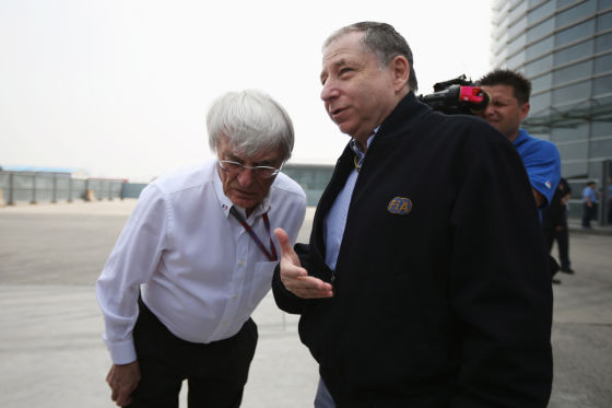 Bernie Ecclestone & Jean Todt
