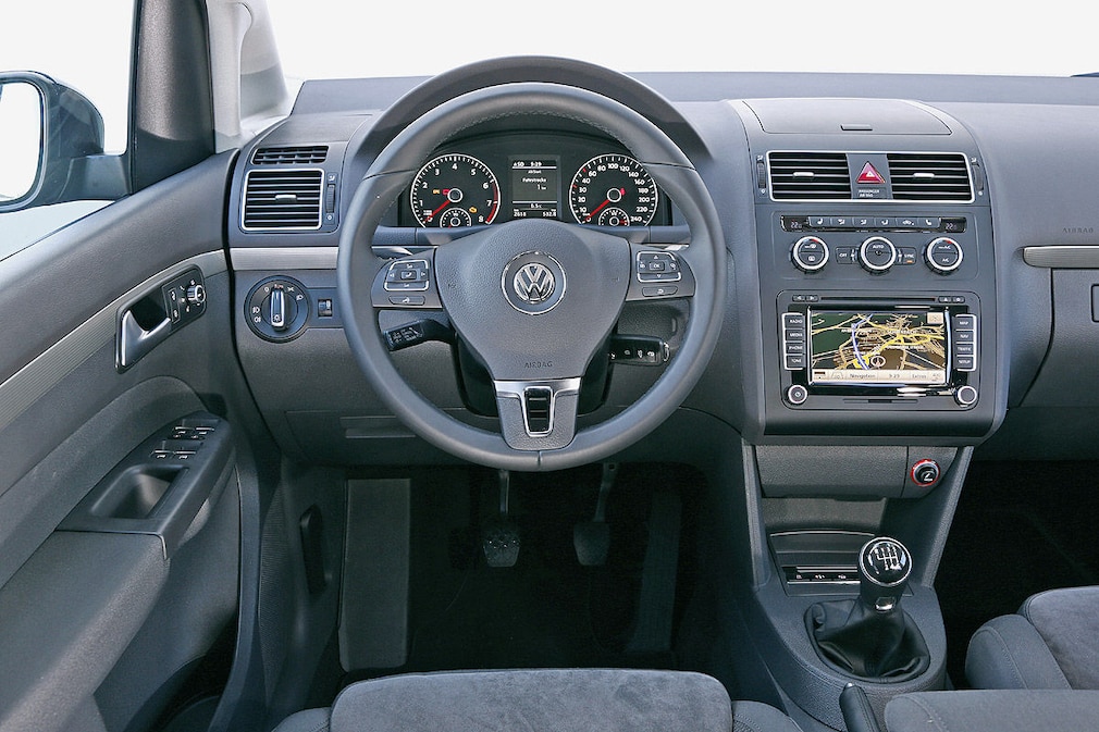 Fahrersitz VW Golf Plus 5M Match Sitz vorne links Stoff/Leder schwarz