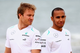 Rosberg & Hamilton