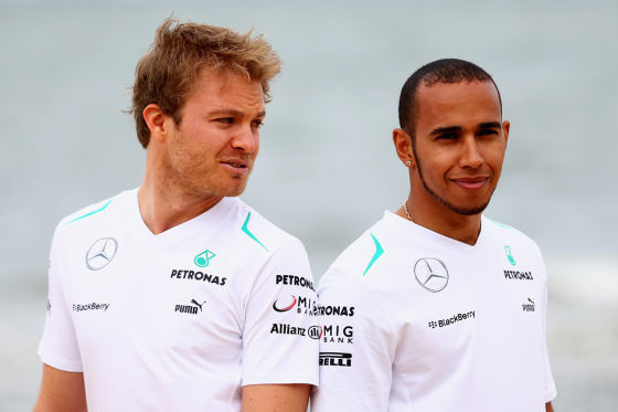 Rosberg & Hamilton