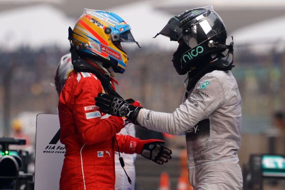 Fernando Alonso & Nico Rosberg