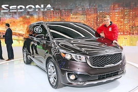 Kia Sedona/Carnival: Sitzprobe