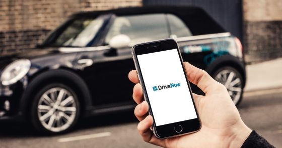 Internetseite von DriveNow