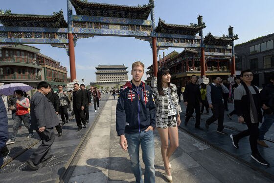Vettel in China