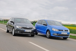 Skoda Rapid Spaceback VW Polo Facelift