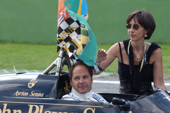 Gerhard Berger & Viviane Senna
