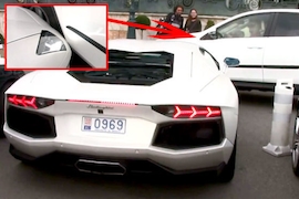 Lamborghini Aventador: Crash in Monaco