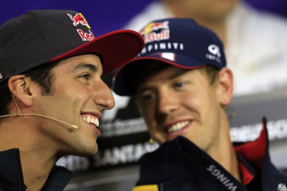 Ricciardo & Vettel