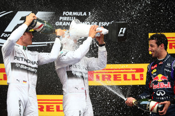 Podium Spanien 2014