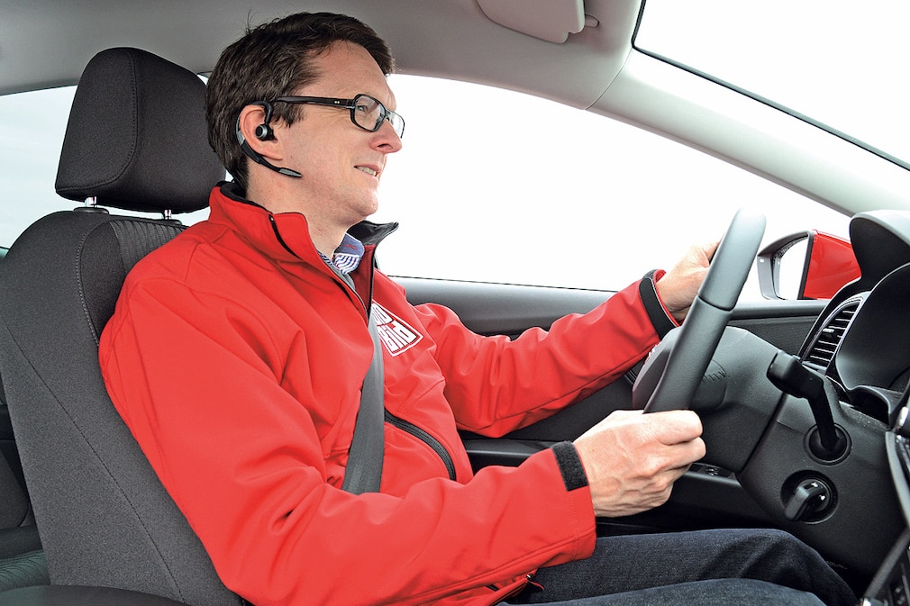Fahren mit Headset