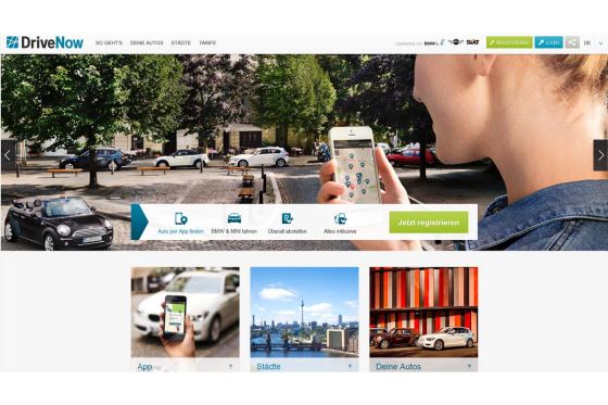 DriveNow: Registrierung