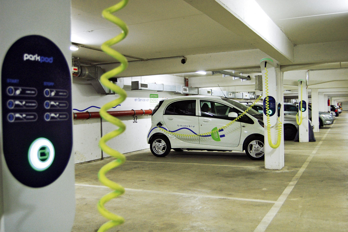 Carsharing: Fahrzeug von Cambio