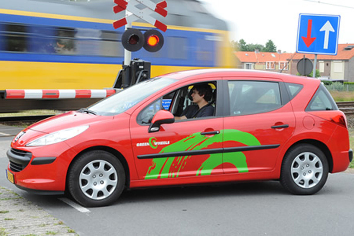Carsharing: Fahrzeug von Greenwheels