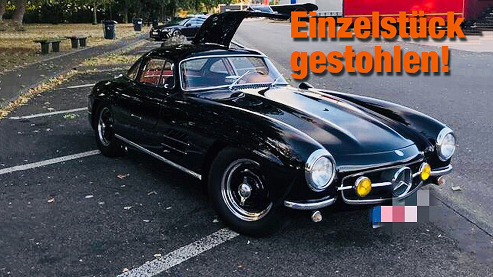 Diebstahl von Mercedes 300 SL !! 16:9 !! Diebstahl von Mercedes 300 SL !! 16:9 !!