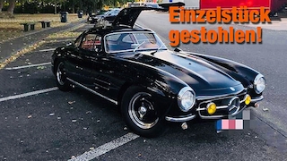 Diebstahl von Mercedes 300 SL !! 16:9 !!