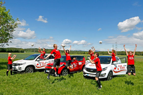 Auto-Werbung zur WM 2014