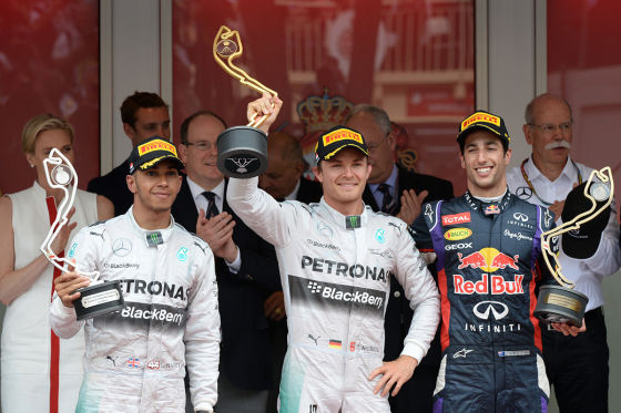 Monaco-Podium 2014
