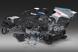 Nissan zeigt Le-Mans Renner als Explosionszeichnung