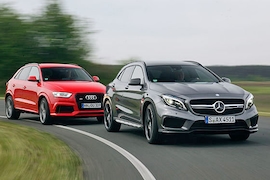 Audi RS Q3 Mercedes GLA 45 AMG